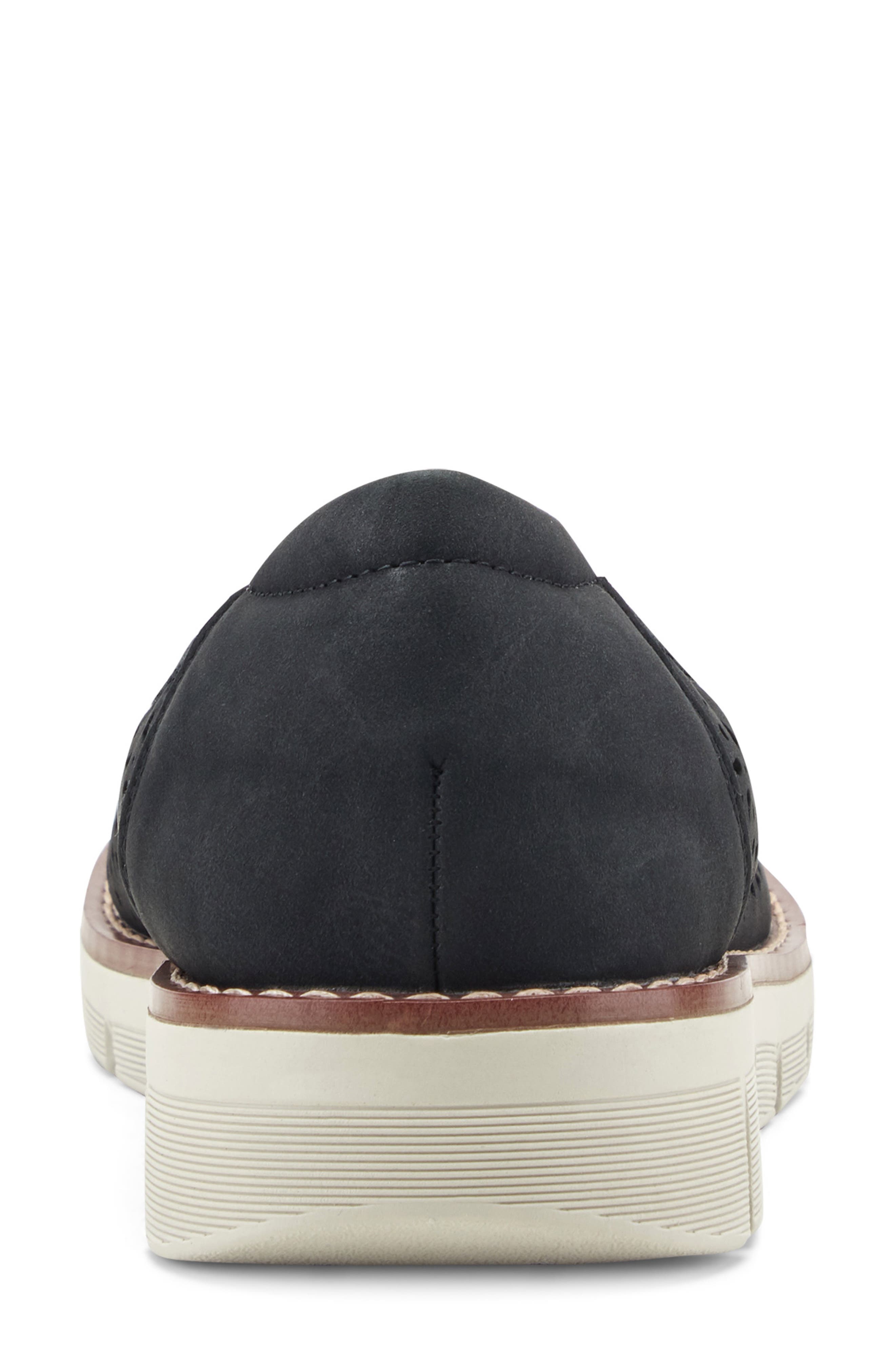 Easy Spirit Victori Perforated Slip-On Sneaker, Alternate, color, Black