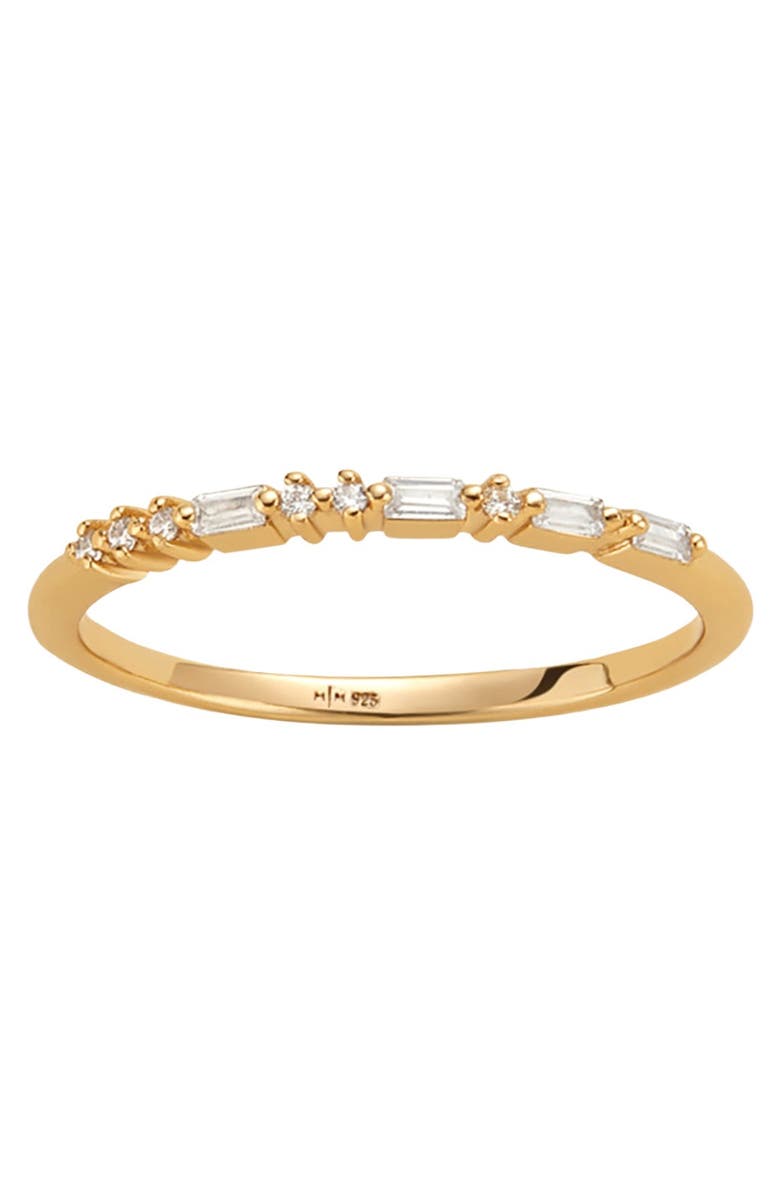 MADE BY MARY ILY Morse Code Ring, Main, color, Gold Vermeil