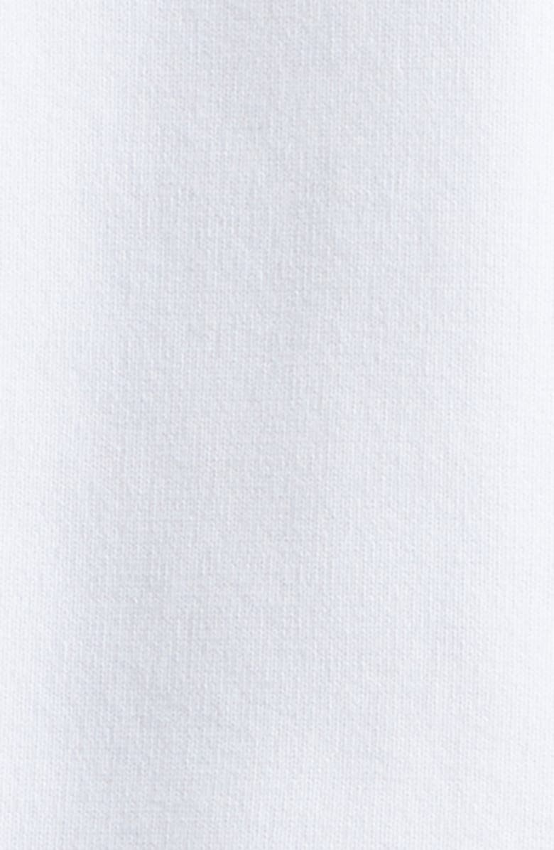 Givenchy Short Sleeve Cotton Blend Logo Sweater, Alternate, color, White