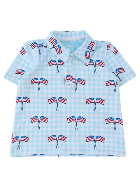 Boys Knit Short Sleeve Performance Polo