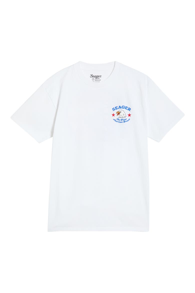 Great American Dream Cotton Graphic T-Shirt, Alternate, color, WHITE