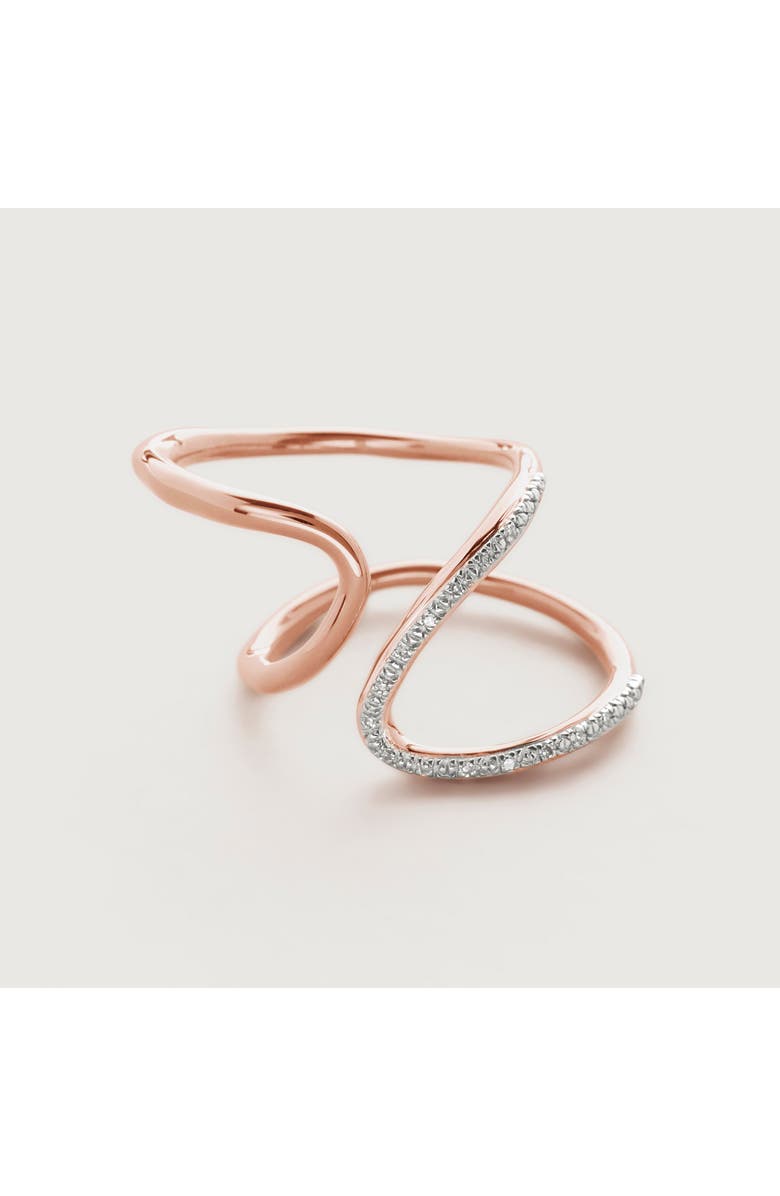 Monica Vinader Riva Diamond Open Wrap Ring, Alternate, color, 