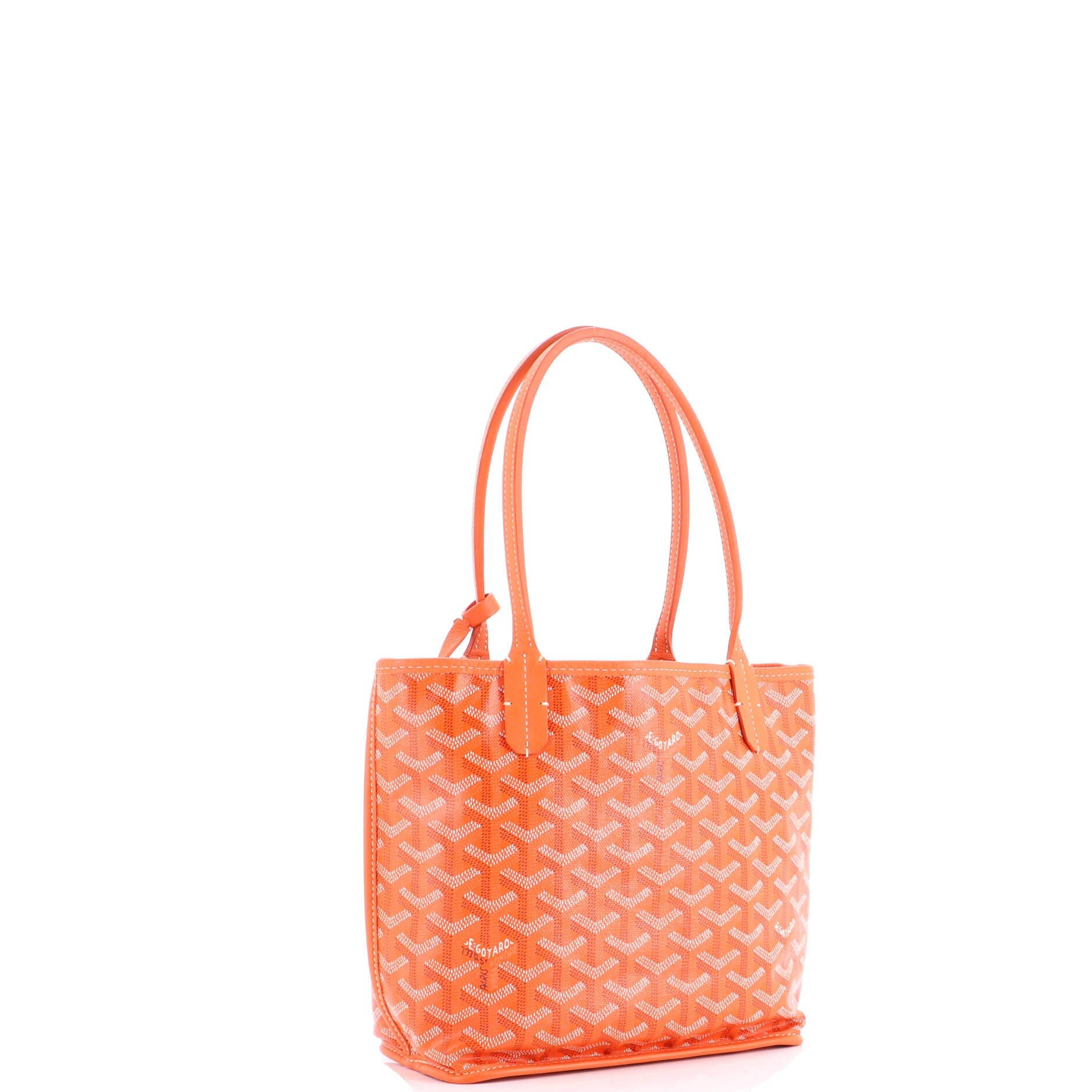 Pre-Owned Goyard Anjou Reversible Tote Coated Canvas Mini, Alternate, color, 