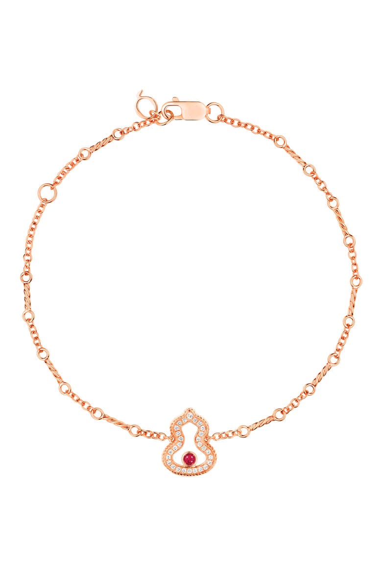 Wulu Diamond Bracelet, Main, color, ROSE GOLD