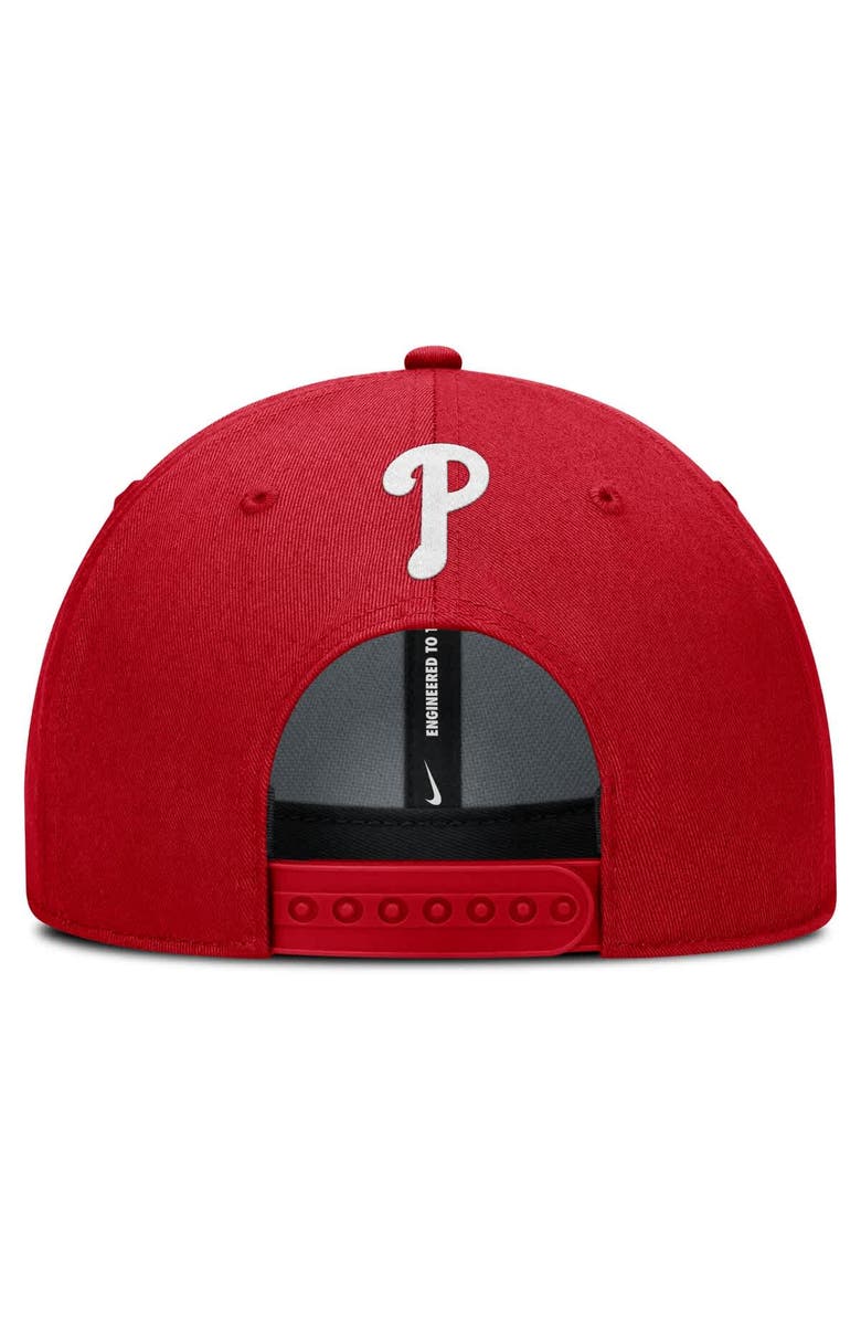 Nike Men's Nike Red Philadelphia Phillies Rise Gaberdine Adjustable Hat, Alternate, color, Red