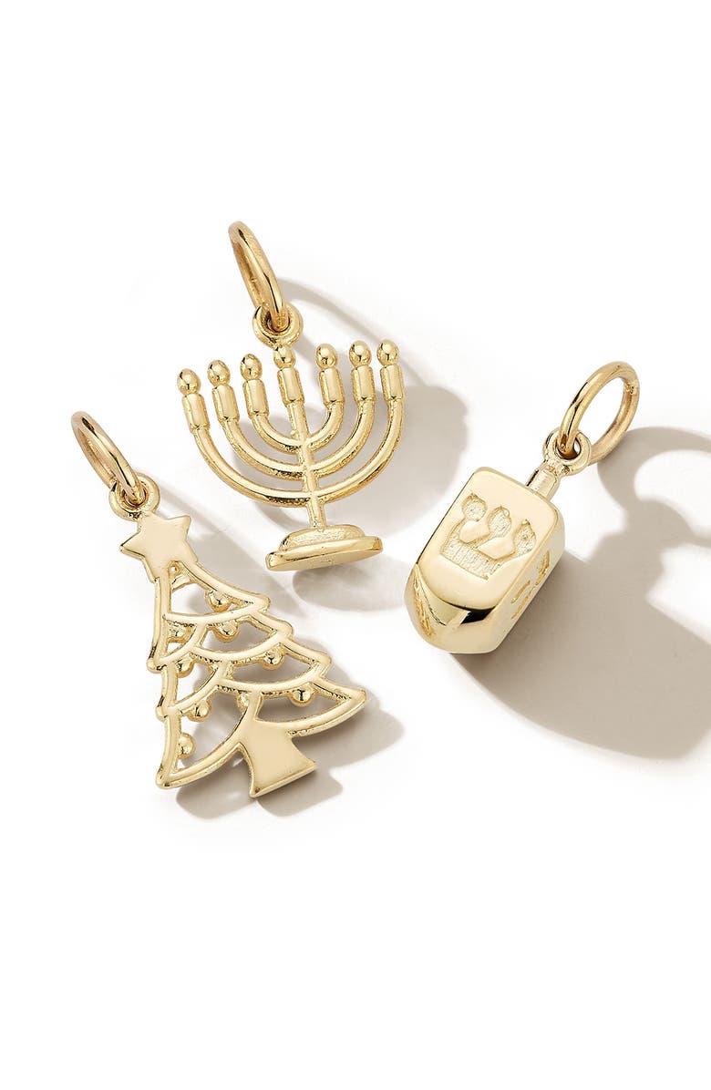 Ember Fine Jewelry 14K Gold Christmas Tree Charm, Alternate, color, Gold