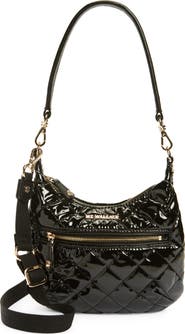 MZ Wallace Mini Crosby Sienna Quilted Nylon Shoulder Bag
