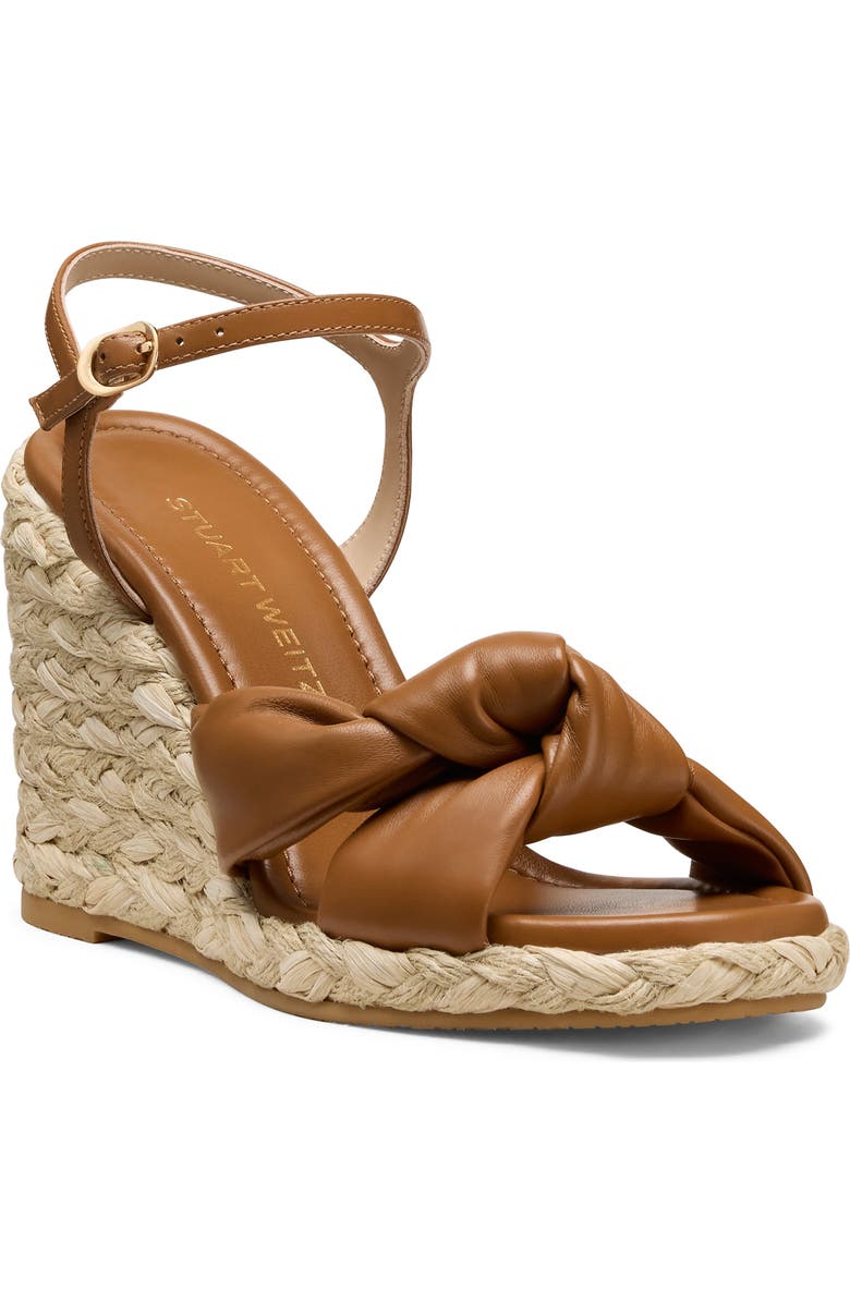 Stuart Weitzman Soplaya Espadrille Wedge Sandal, Main, color, Boho Tan
