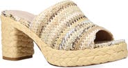Pelle Moda Capree Espadrille Platform Slide Sandal