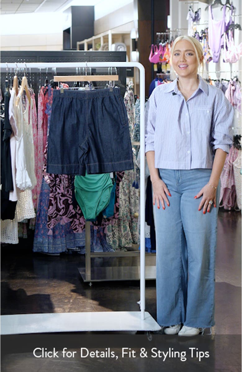 Pull On Denim Shorts, sales video thumbnail