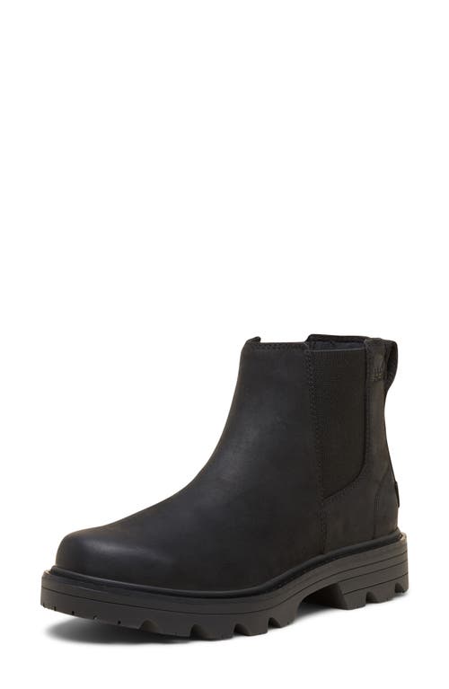 Sorel Revel Road Waterproof Chelsea Boot In Black