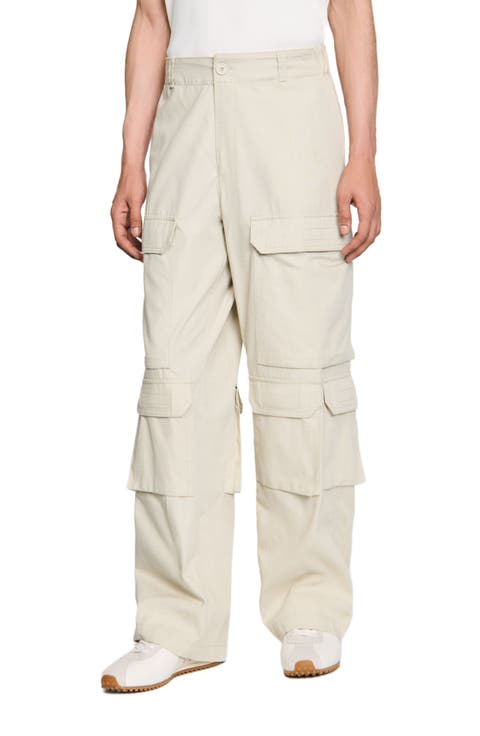 Men's Full Ealstic Waist Chef Cargo Casual Workwear