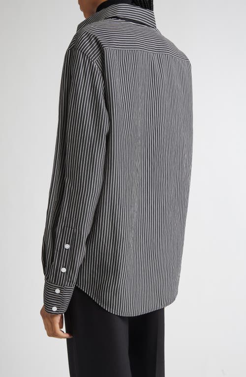 Proenza Schouler Lynsey Stripe Button-up Shirt In Multi