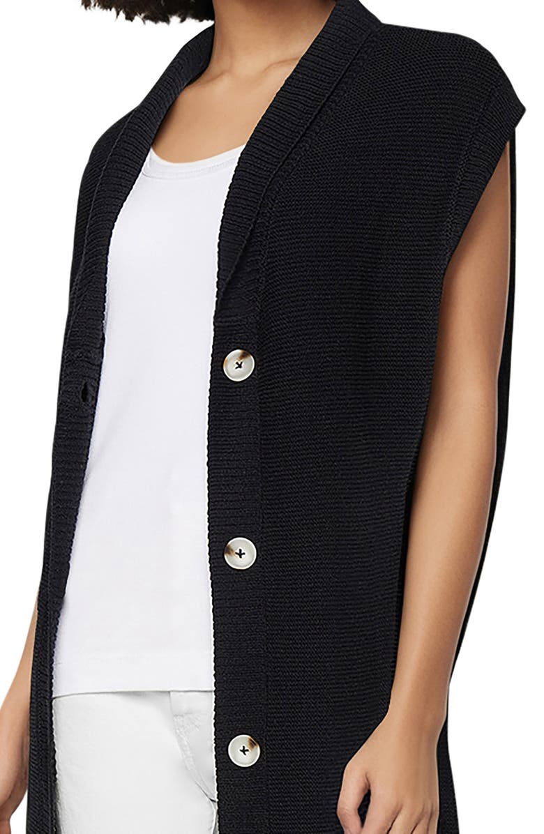 Three Dots MacKenzie Duster, Alternate, color, Black Beauty