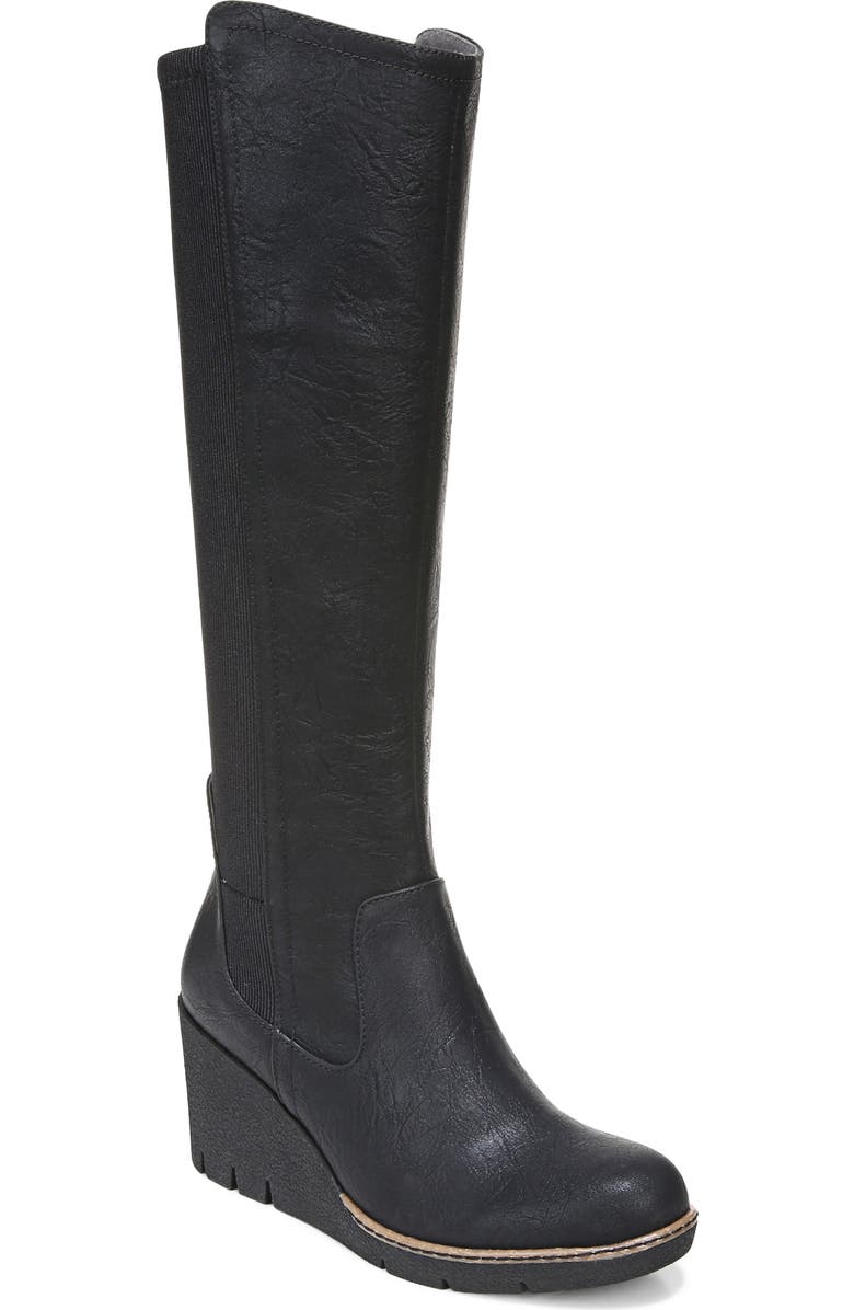 Dr. Scholl's Lindy Knee High Wedge Boot, Main, color,