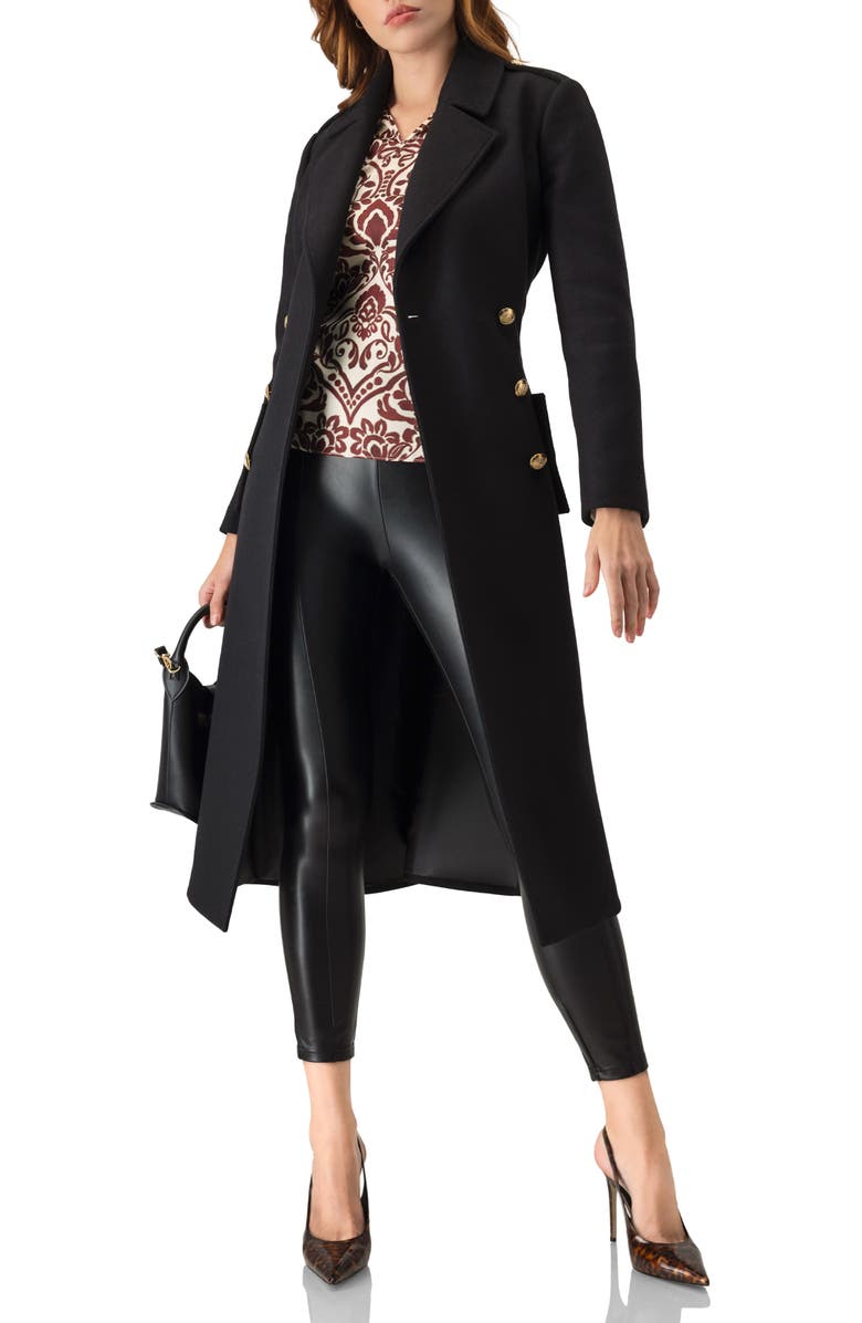 IVONNE Ruffled V-Neck Abstract Blouse, Alternate, color, Wine