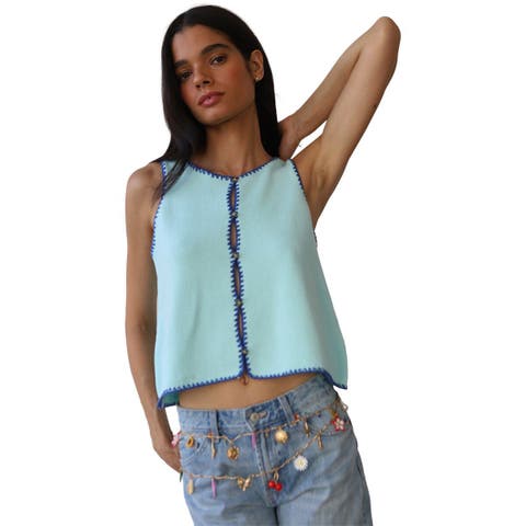 Mala Knit Stitch Tank Top - Women's