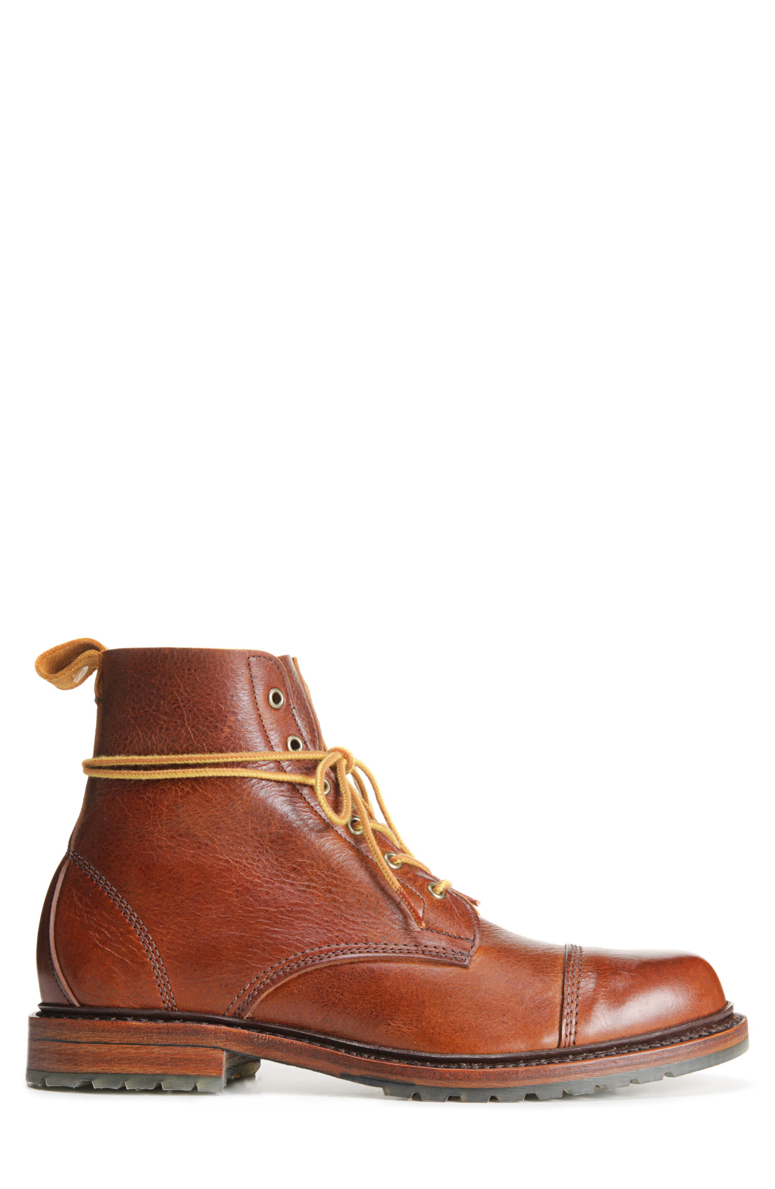 Normandy Cap Toe Boot, Alternate, color, TAN KUDU
