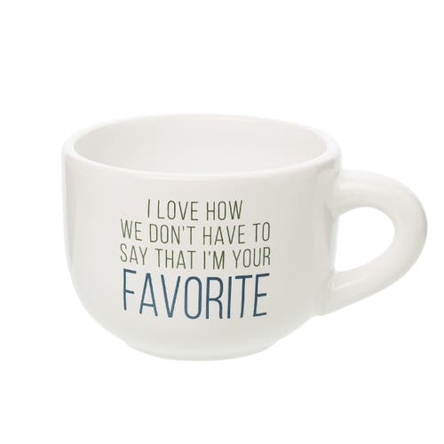 Totalee Gift Your Favorite Cappuccino Mug Ceramic White 24 oz