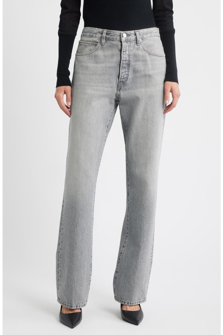 The Vertical High Waist Relaxed Straight Leg Jeans, Main, color, PHANTOM