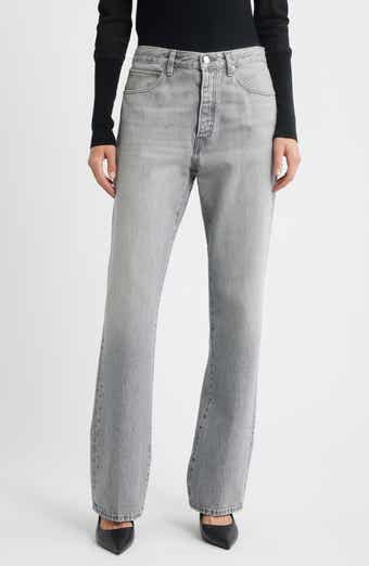 The Vertical High Waist Relaxed Straight Leg Jeans