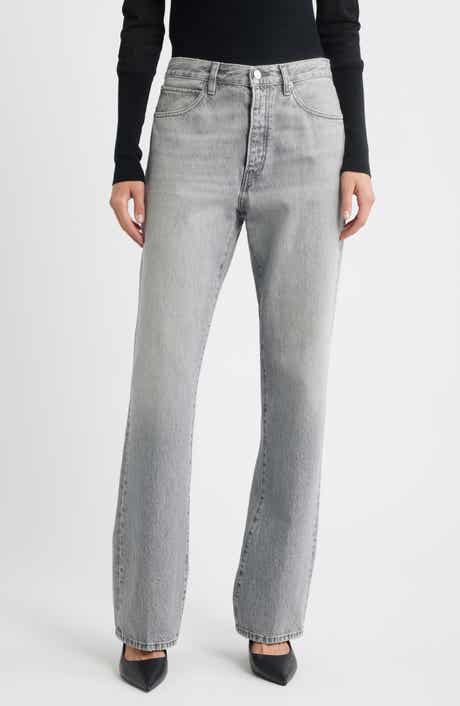 FRAME The Vertical High Waist Relaxed Straight Leg Jeans