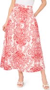 Ted Baker Floral Paisley Cotton Maxi Skirt