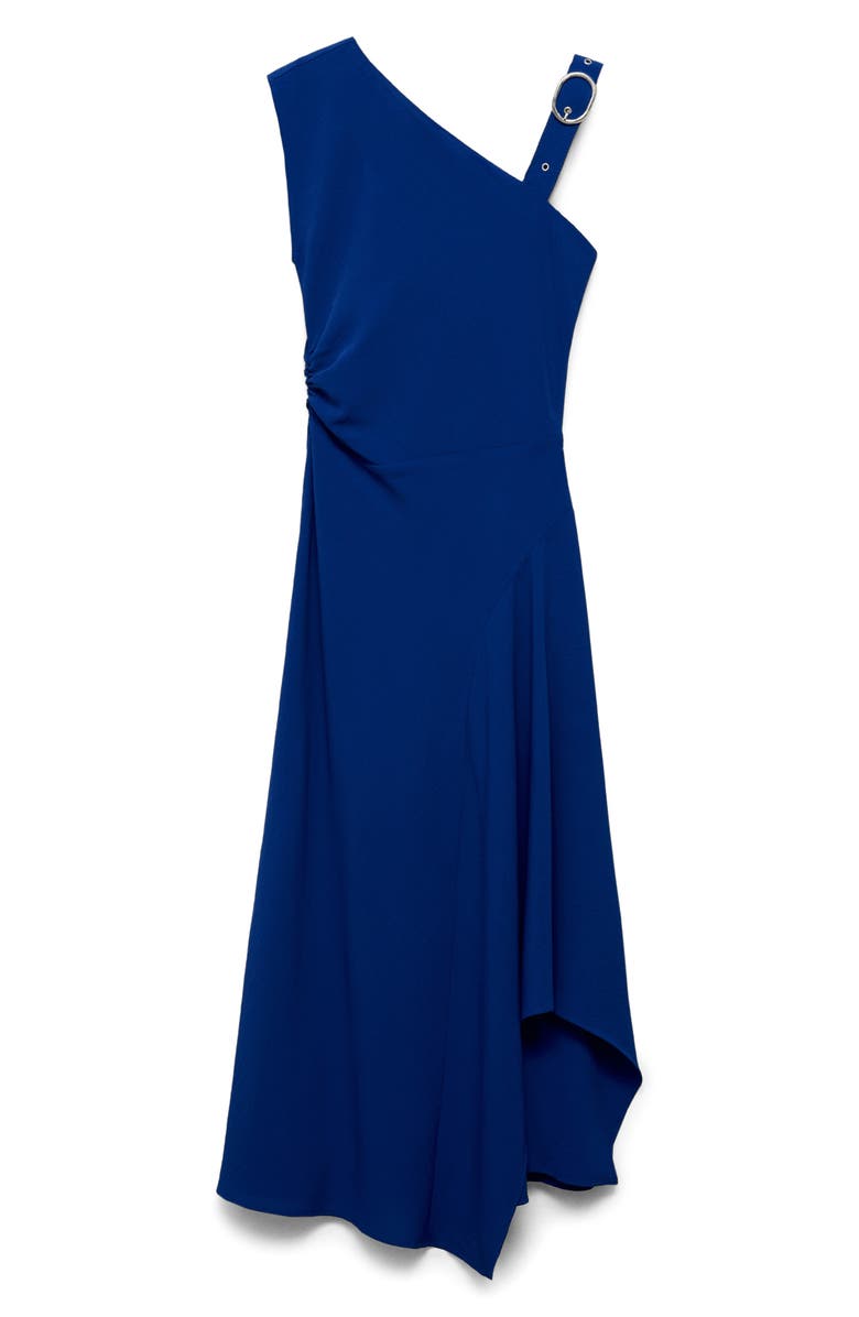 MANGO Asymmetric Buckle Strap A-Line Dress, Alternate, color,