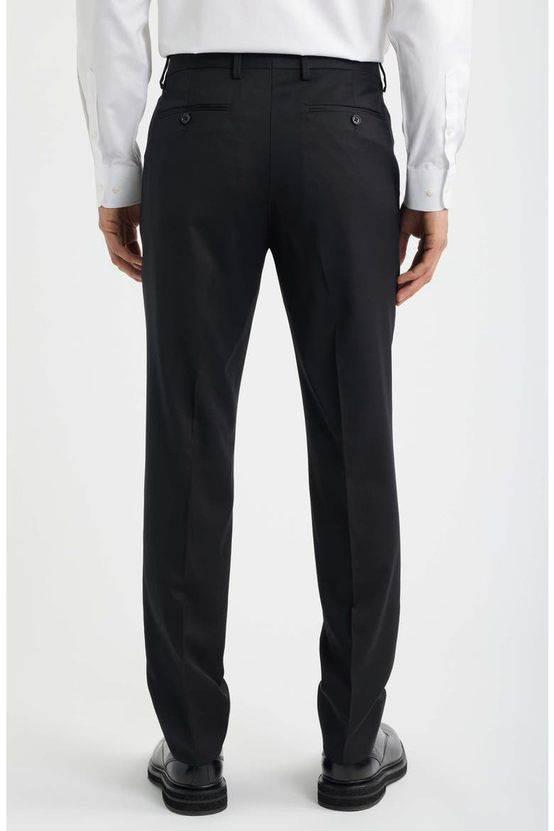 Jetsetter Athletic Fit Stretch Wool Suit Pants, Alternate, color, BLACK