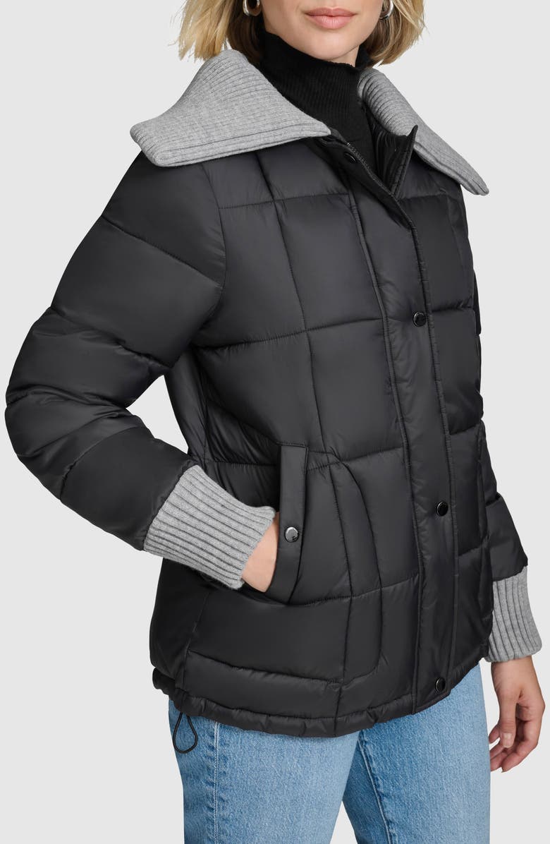 Andrew Marc Riley Quilted Puffer Jacket, Alternate, color, Black