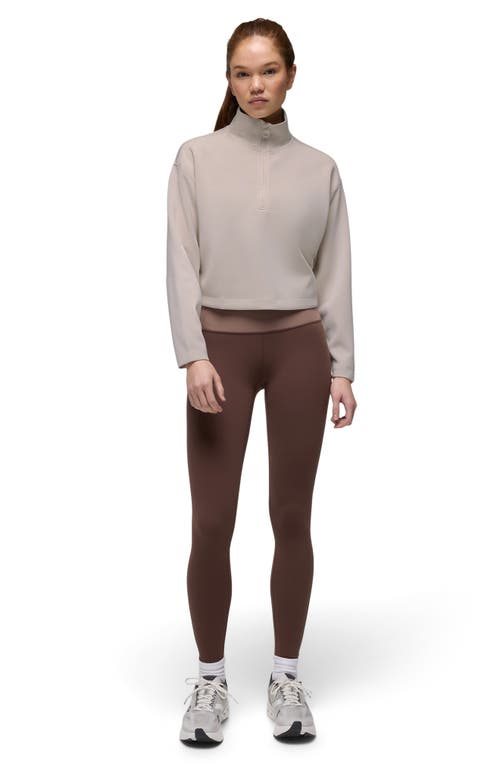 Prana Shea Half Zip In Almond