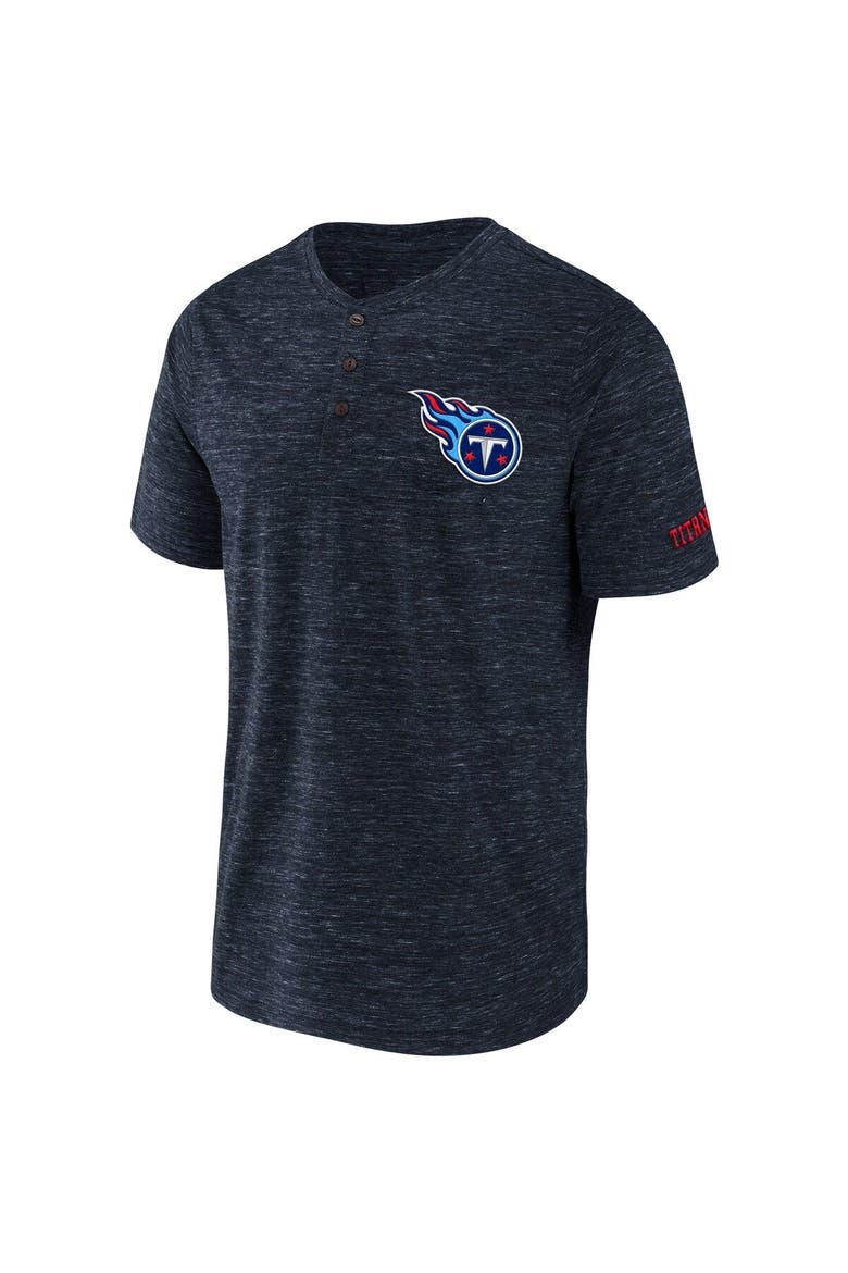 Men's NFL x Darius Rucker Collection by Fanatics Navy Tennessee Titans Slub Henley T-Shirt, Alternate, color, Navy