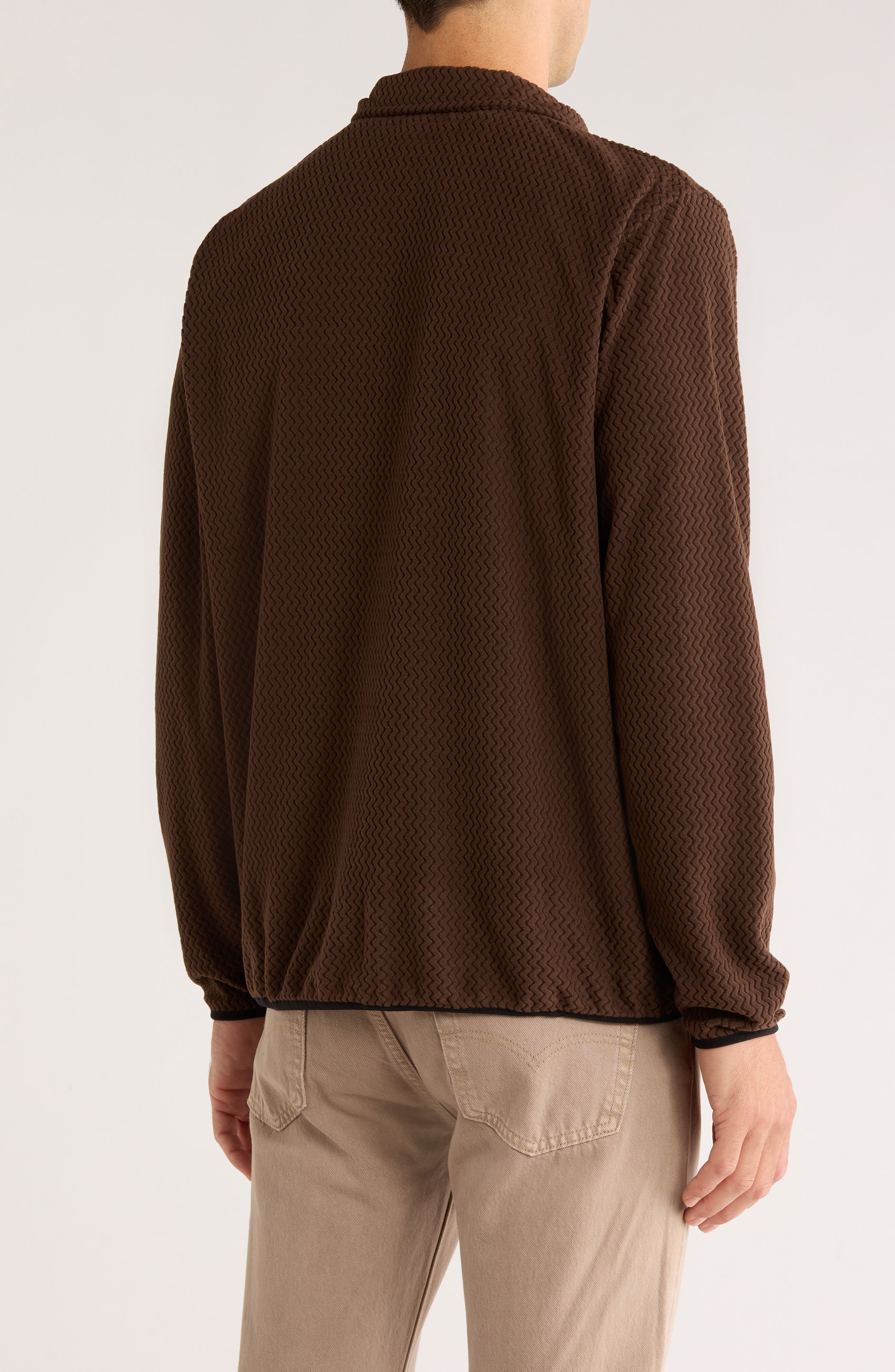 Vault Chevron Knit 1/4 Zip Pullover - image 4