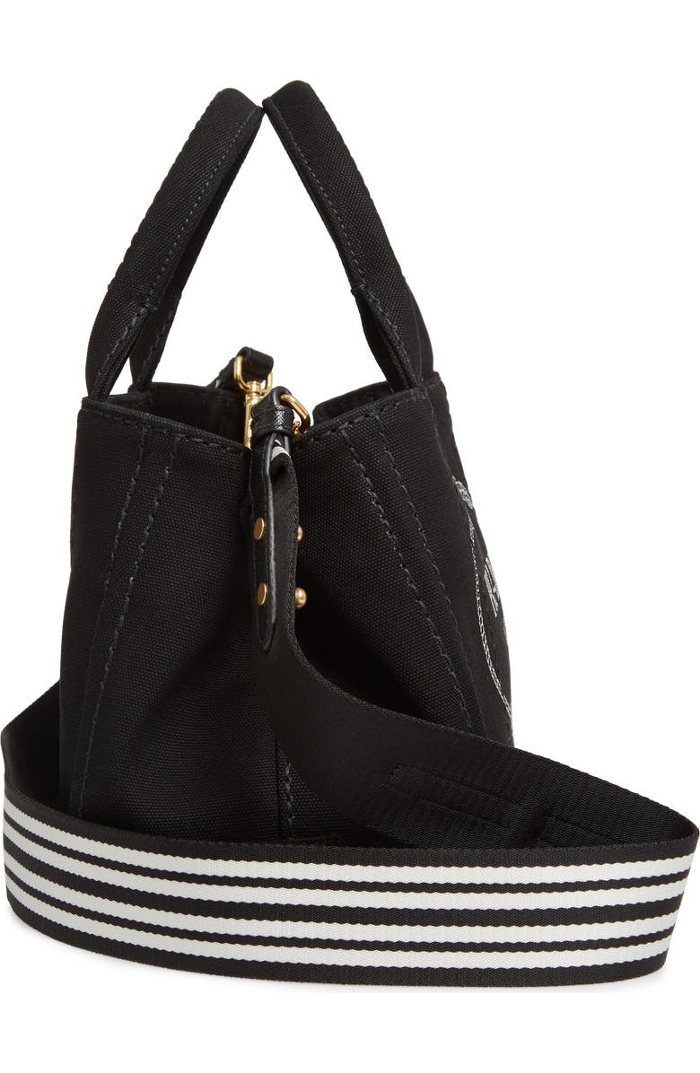 Prada Canapa Logo Garde Canvas Tote, Alternate, color,