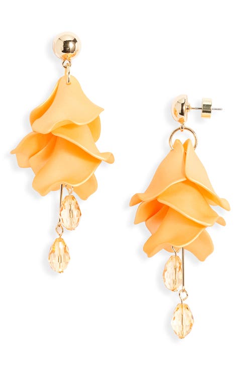 Petal Chandelier Drop Earrings