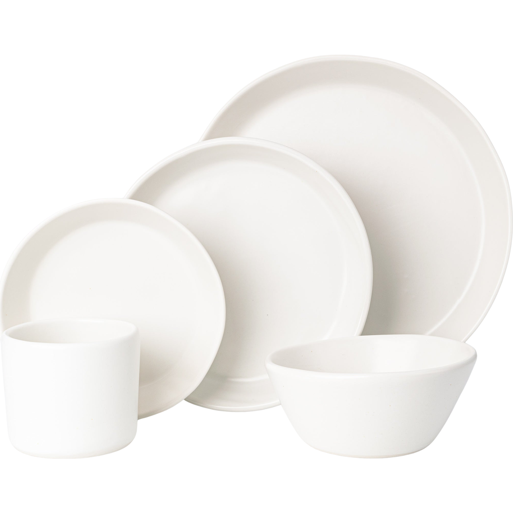 Haand Skali Coupe Dinnerware Set In White