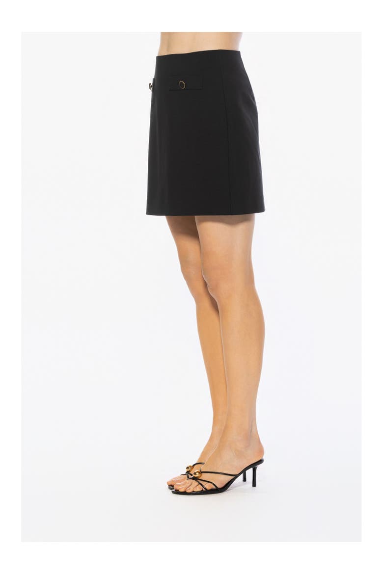 Aziel Skirt, Alternate, color, Black