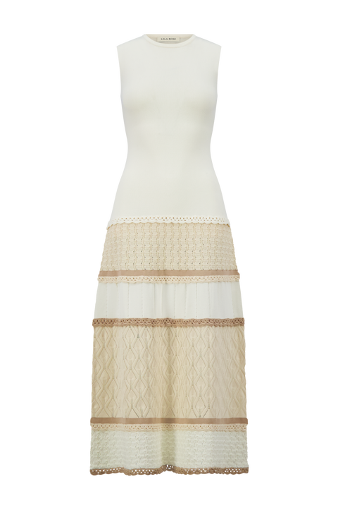 Pointelle Knit Dress
