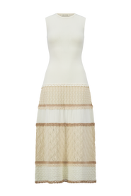 Lela Rose Pointelle Knit Dress