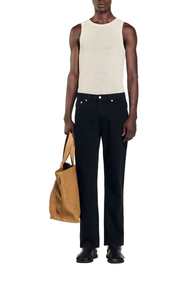 SANDRO Straight-fit jeans, Alternate, color, 