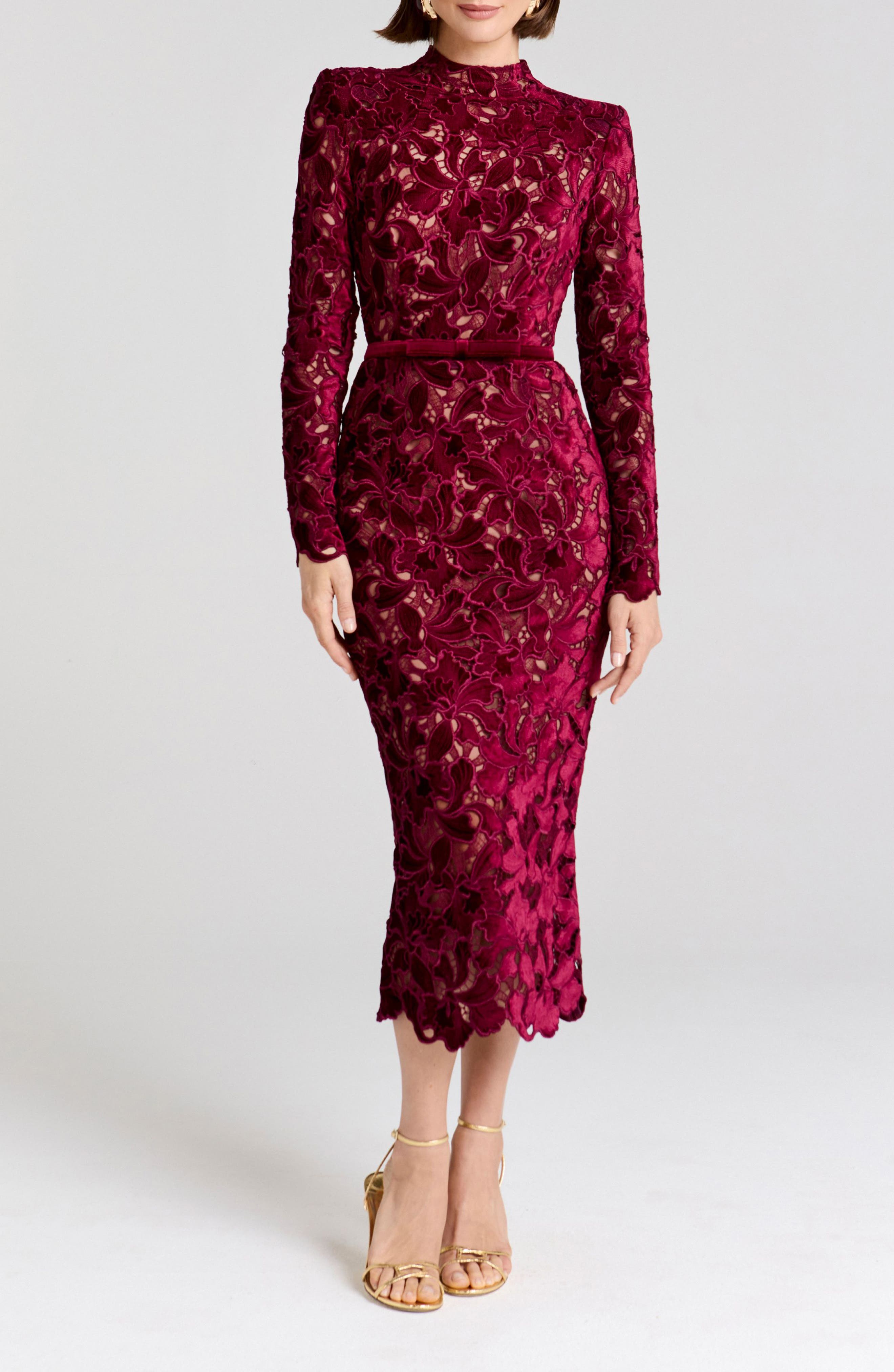 selected BURGUNDY