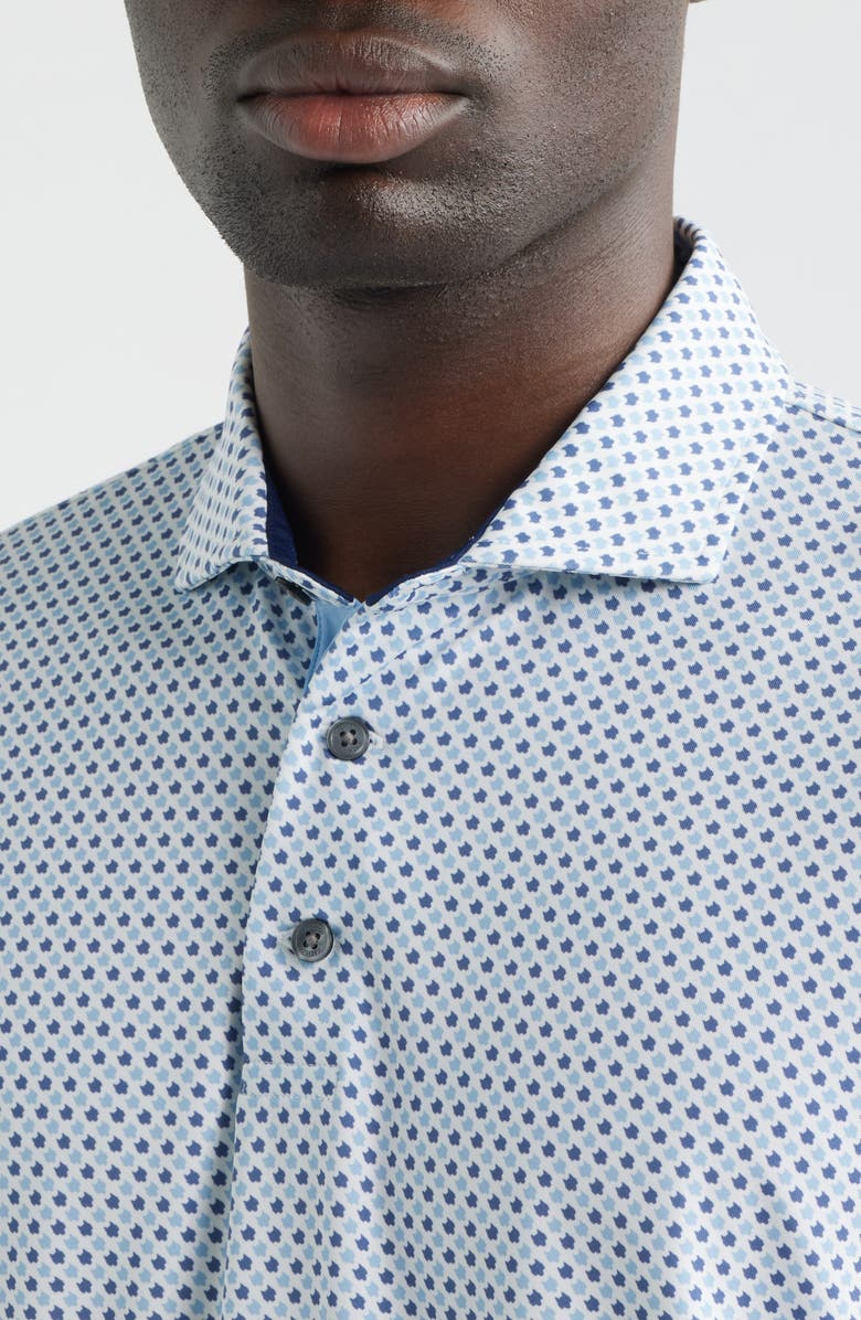 Greyson Ironwood Microprint Performance Golf Polo, Alternate, color, 