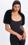 Miss Circle Kori Faux Fur Micro Bolero