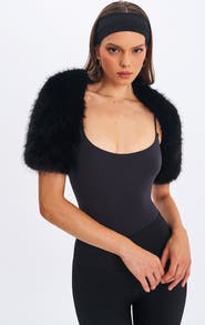 Miss Circle Kori Faux Fur Micro Bolero