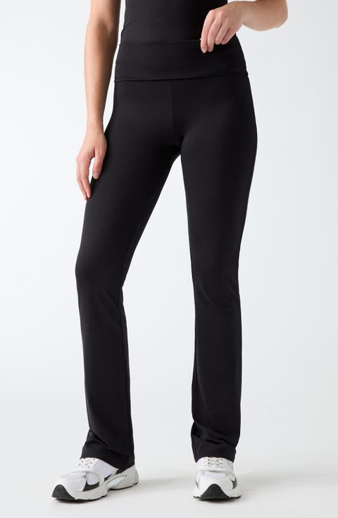 Lotus High Waist Mini Flared Leggings