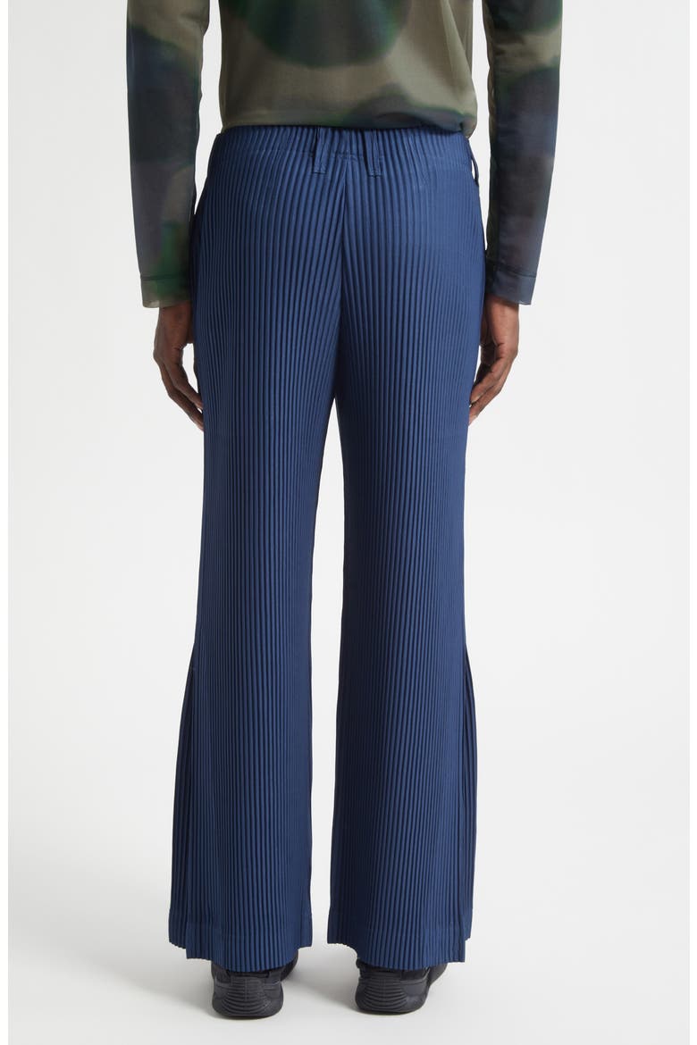 Tailored Pleats 1 Flare Leg Pants, Alternate, color, MANAROLA BOAT NAVY