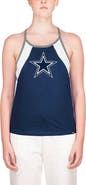 New Era Women's New Era Navy Dallas Cowboys Ribbed Racerback Tank Top