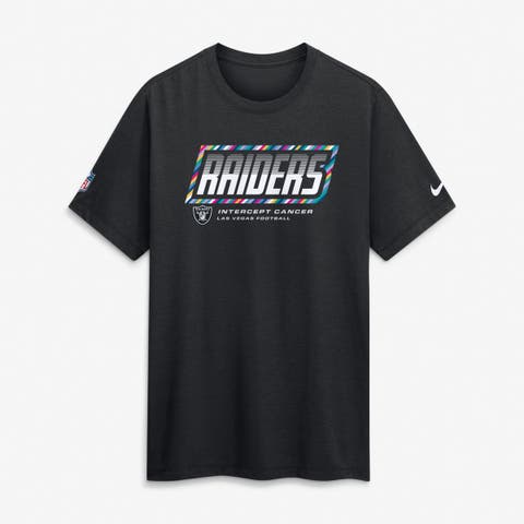 Men's Nike Black Las Vegas Raiders 2026 NFL Crucial Catch Tri-Blend Dri-FIT T-Shirt