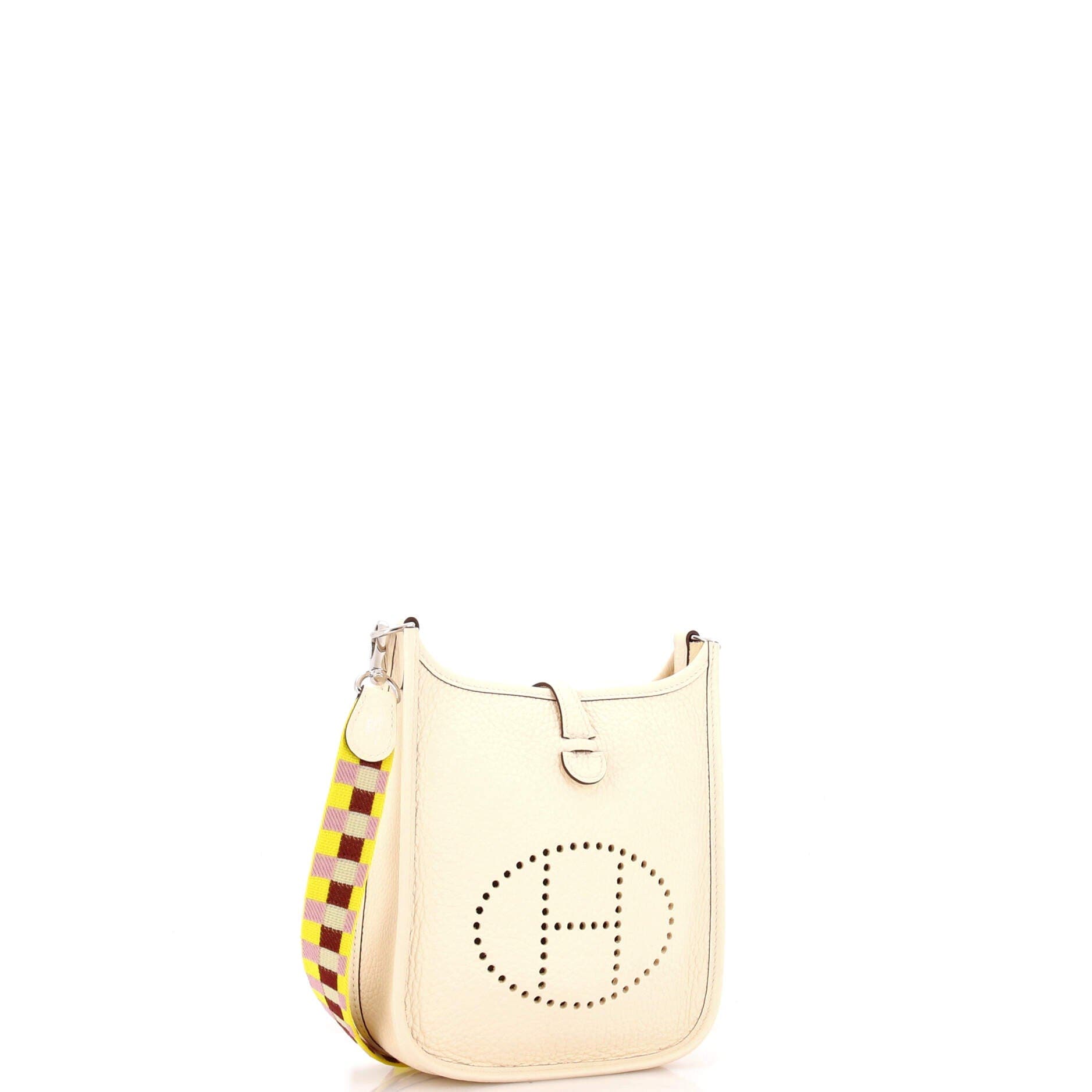 Pre-Owned Hermes Evelyne Bag Gen III Clemence TPM, Alternate, color, Nata