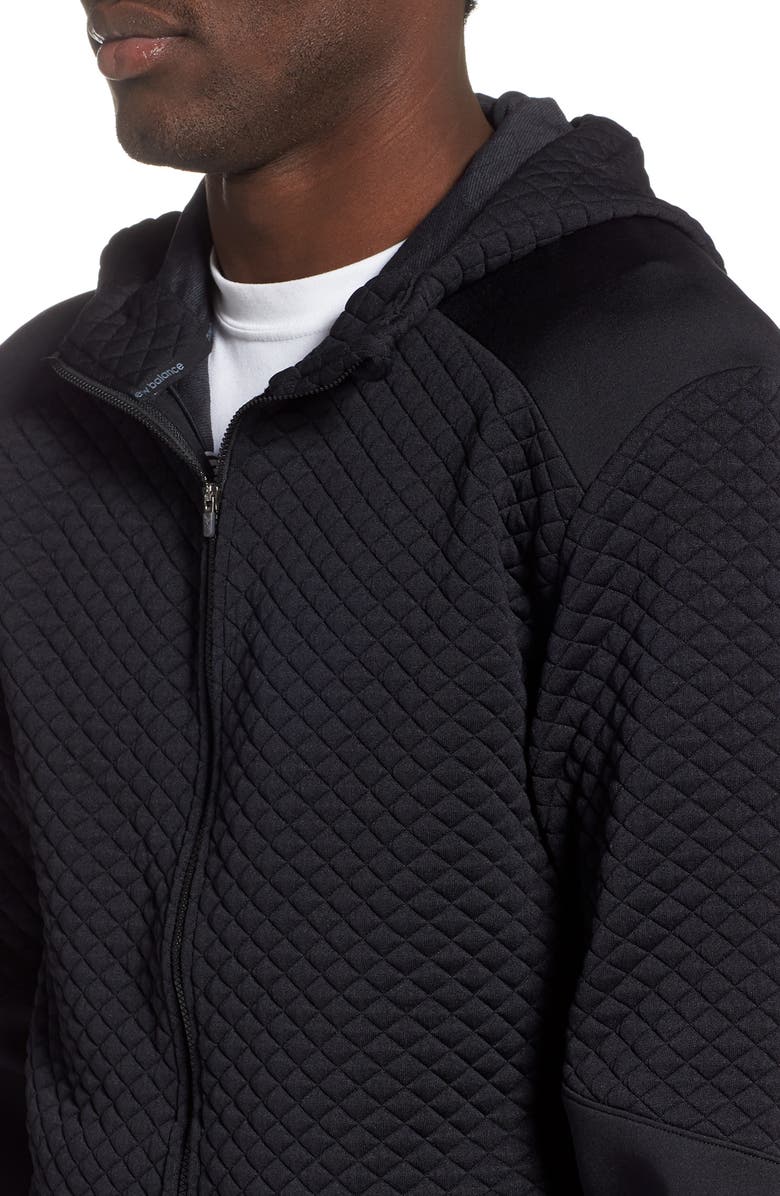 New Balance Heat Loft Zip Hoodie, Alternate, color, 